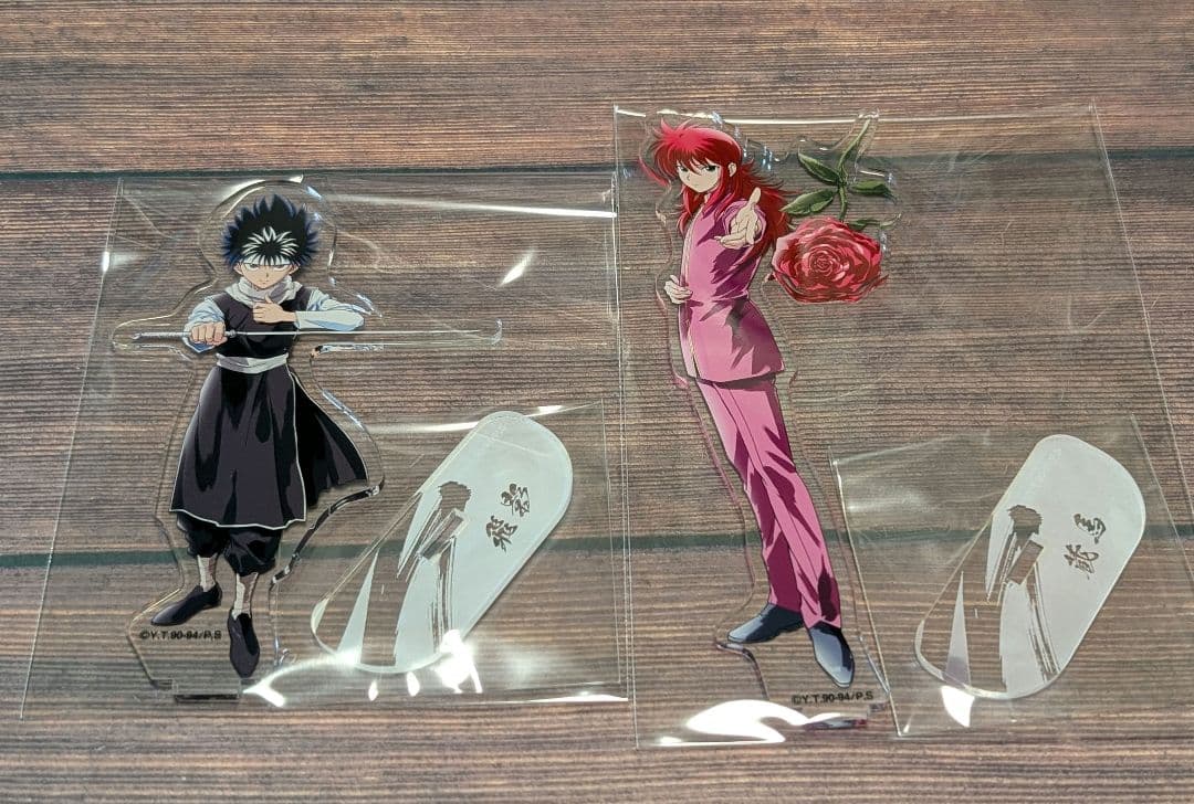 幽遊白書 30周年記念アクリルスタンド 幽助 桑原 飛影 蔵馬 コエンマ