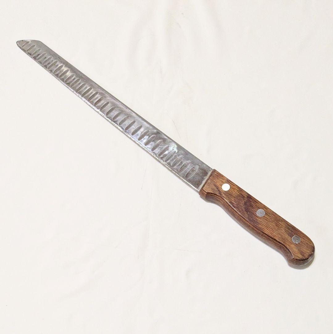 合羽橋鍔屋 サーモンナイフ 特殊包丁 刃渡り約30.5cm【S52-17】