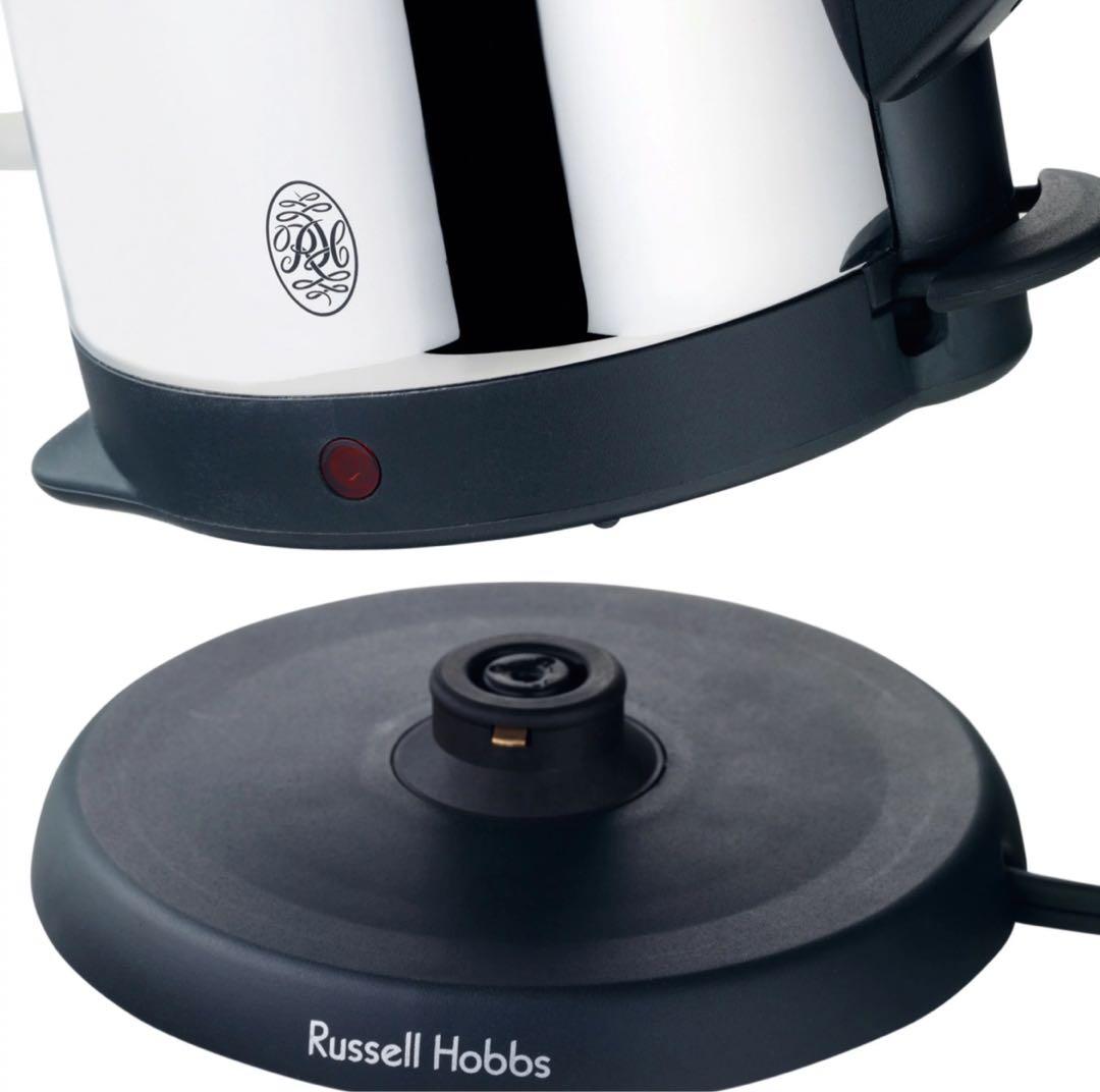 ラッセルホブスカフェケトル 0.8L電気ケトル シルバーRussel Hobbs