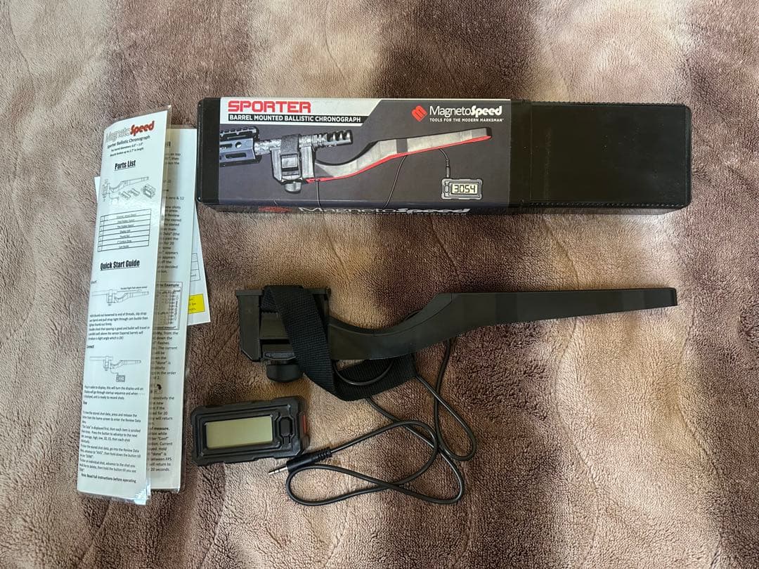 弾速計 実物銃用クノログラフMagneto Speed Sporter