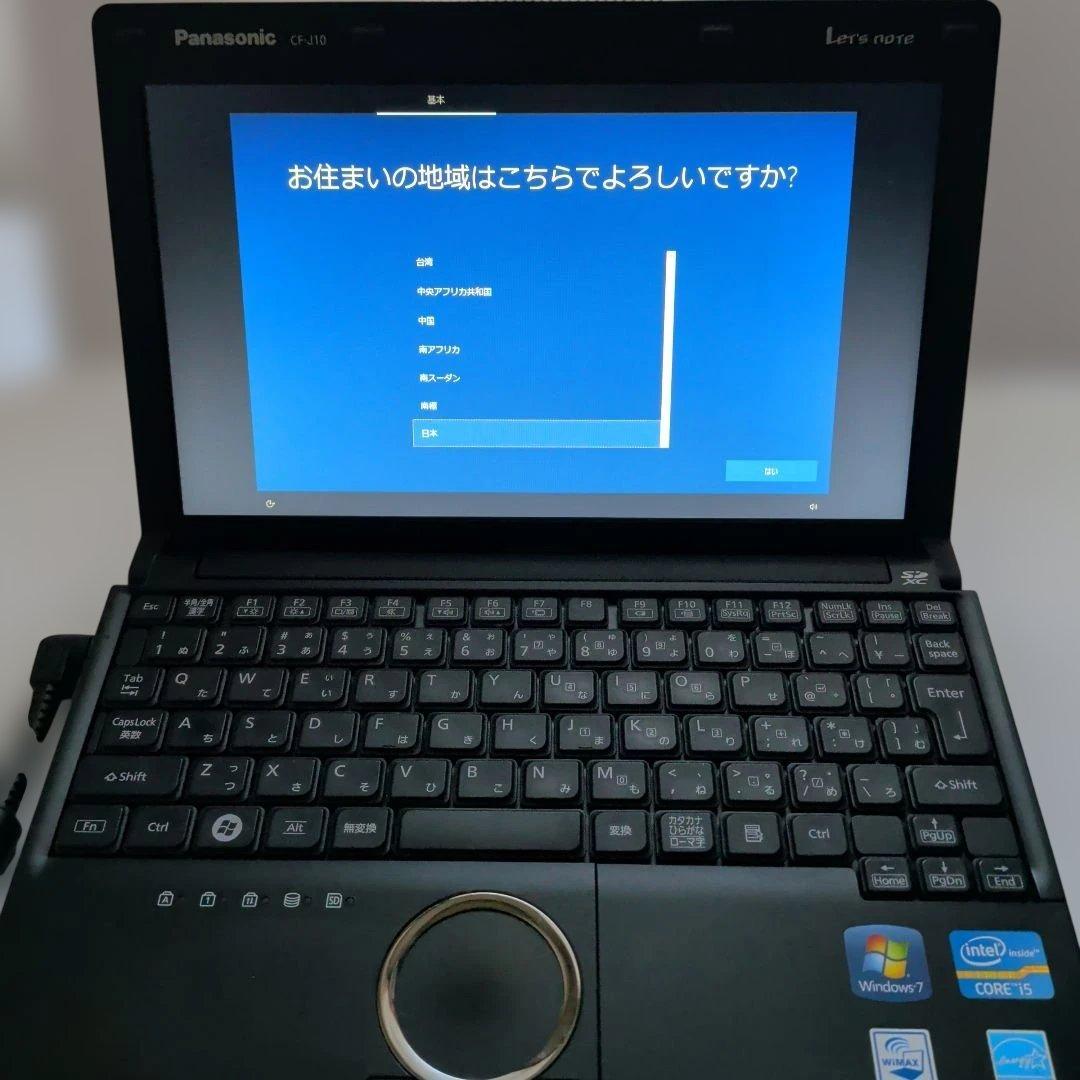 Let's note CF-J10（元箱・未開封本革ジャケット・付属品完備）