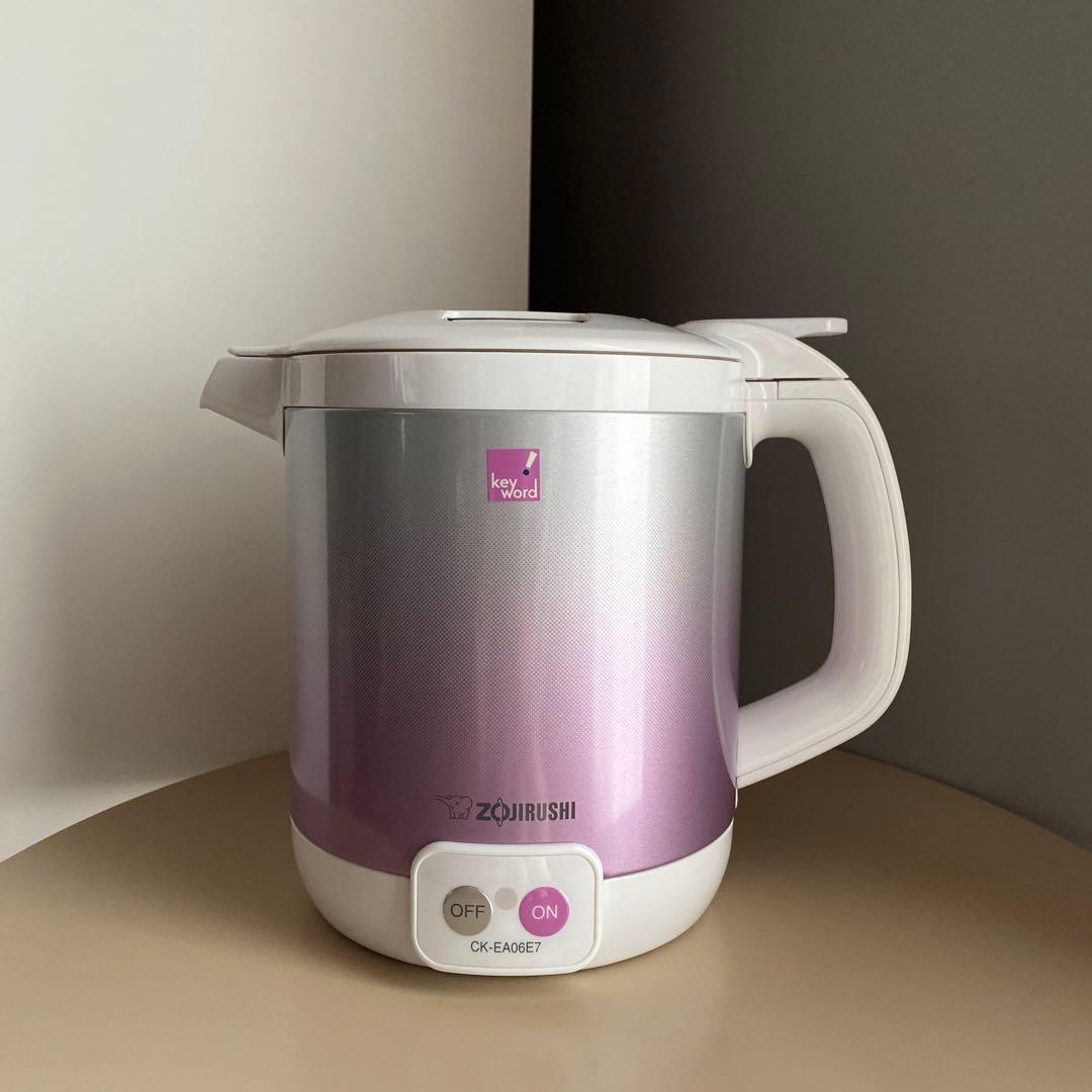 象印 ZOJIRUSHI マイコン 電気ケトル CK-EA06 レトロ ピンク