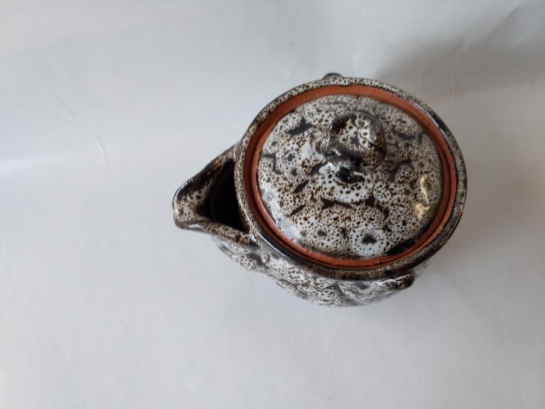 希少品 萩碗 宝瓶 佐々木建 作 萩煎茶器 共箱 現代アート 煎茶道具 新品