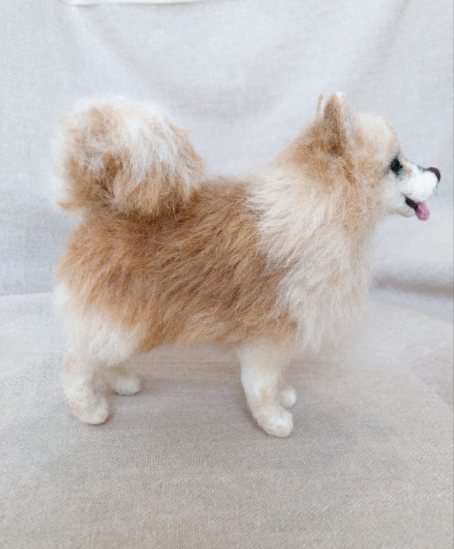 羊毛フェルト 犬 オーダー ペットロス 愛犬 そっくり Мサイズ