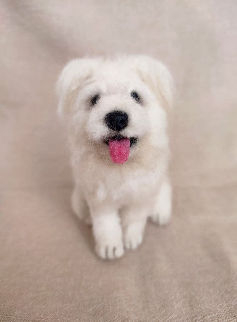 羊毛フェルト 犬 オーダー ペットロス 愛犬 そっくり Мサイズ