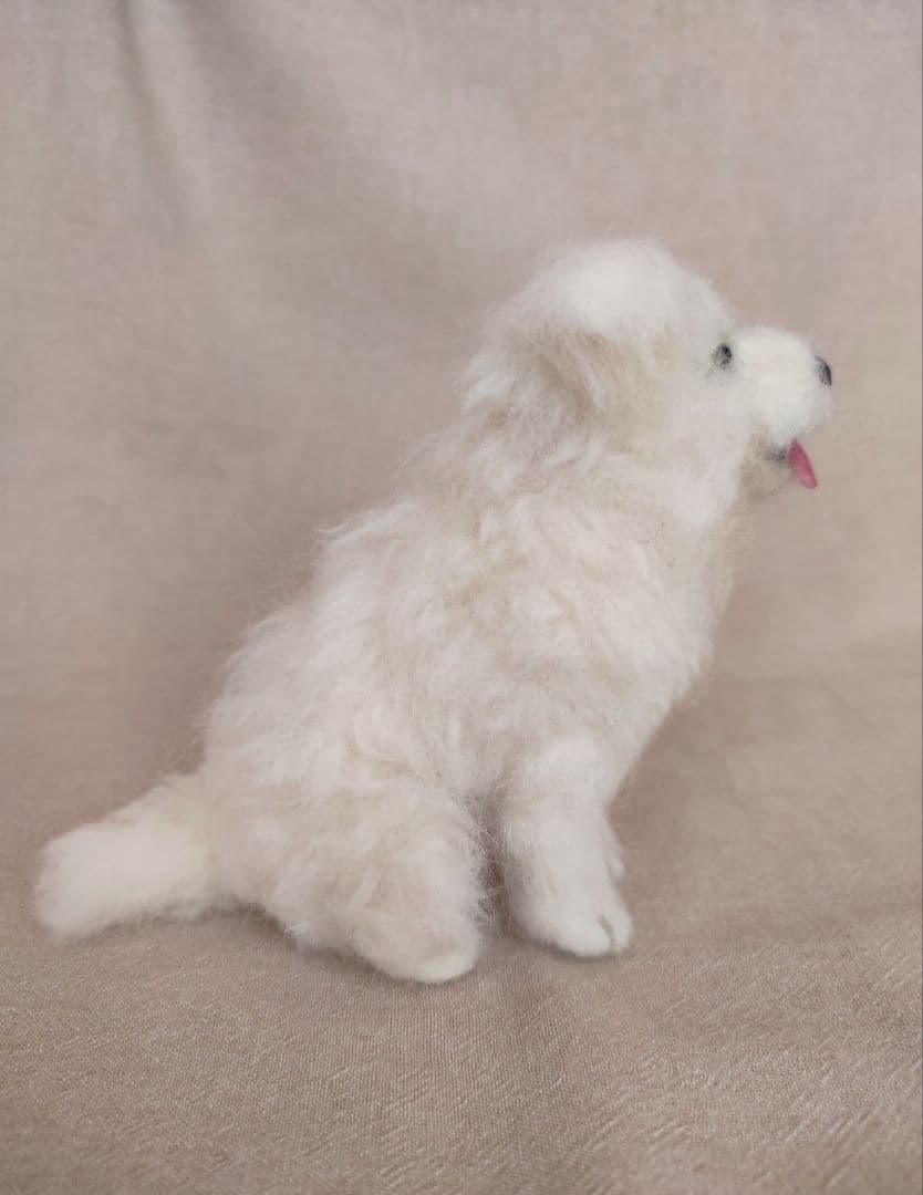 羊毛フェルト 犬 オーダー ペットロス 愛犬 そっくり Мサイズ