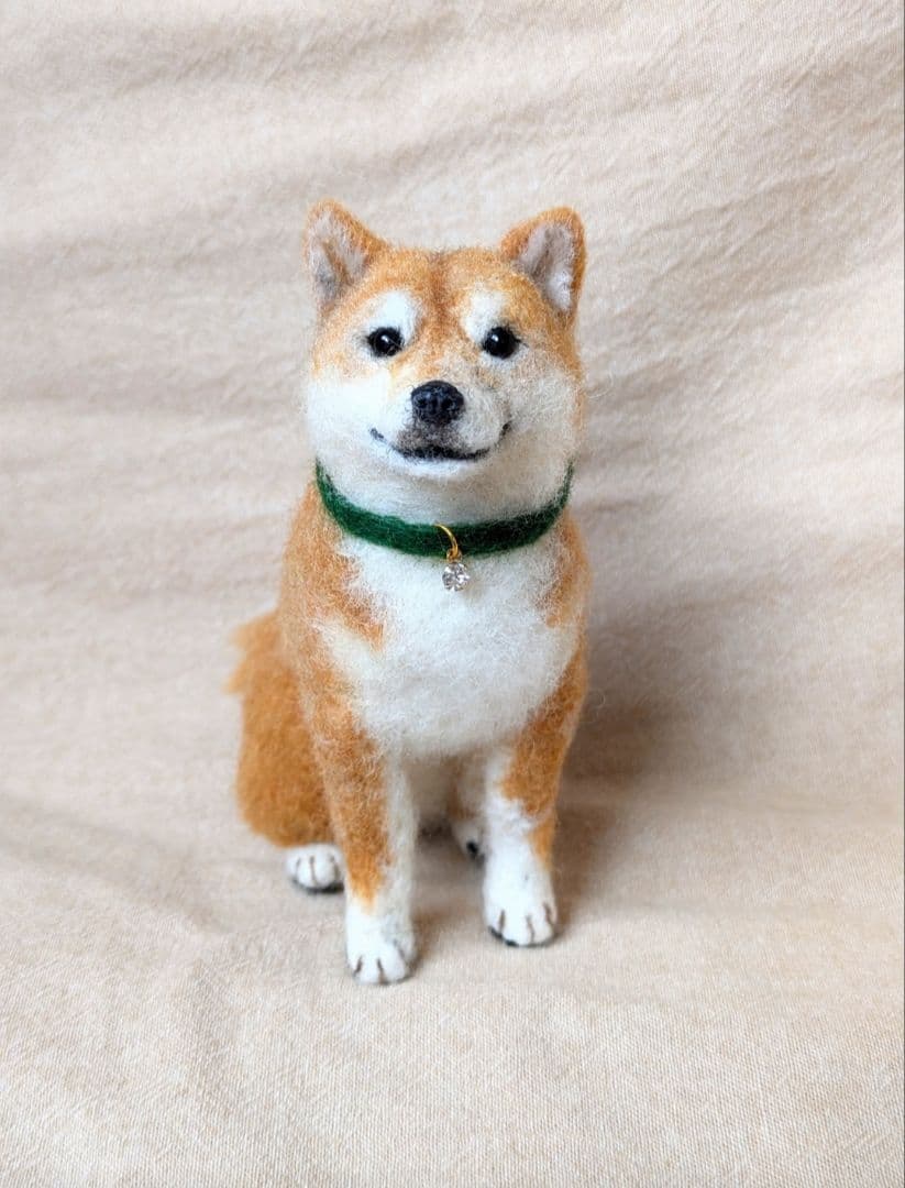 羊毛フェルト 犬 オーダー ペットロス 愛犬 そっくり Мサイズ