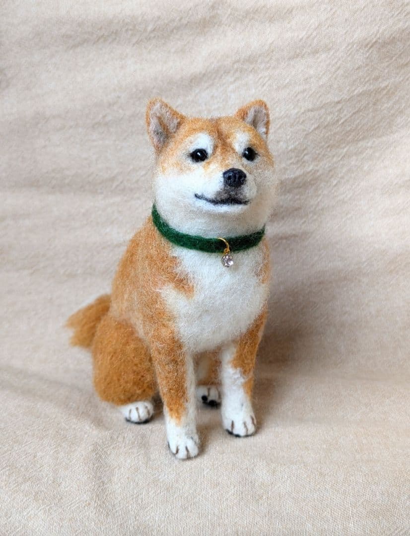 羊毛フェルト 犬 オーダー ペットロス 愛犬 そっくり Мサイズ