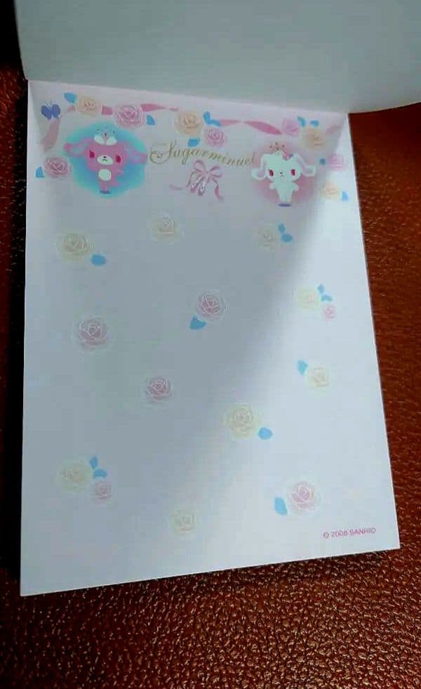 Sugarminuet シュガーバニーズ　SANRIO　メモ帳　レア★バレリーナ