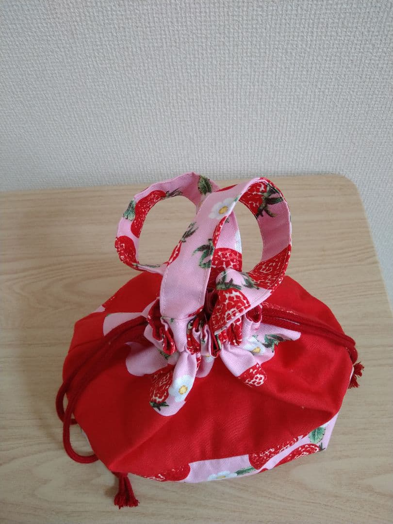 入園入学セット６点いちごボーダー