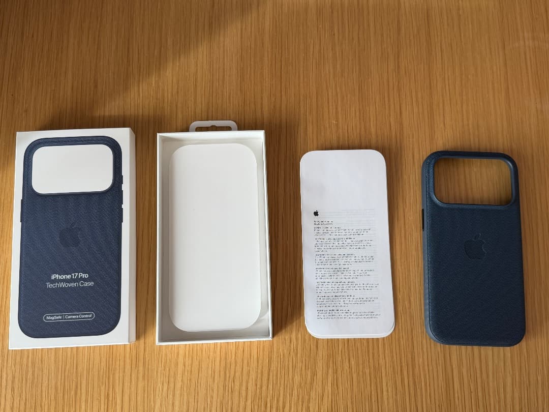 MagSafe対応iPhone 17 Proテックウーブンケース - ブルー