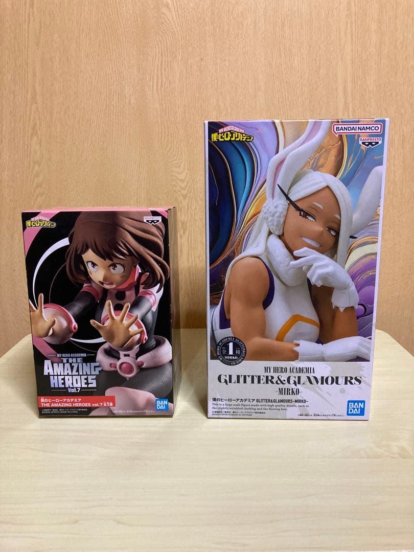 僕のヒーローアカデミア　発目明　ミルコ　お茶子　フィギュア　セット
