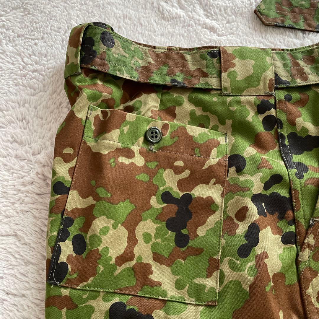 【新品未使用】迷彩柄長袖シャツ上下セット 4ポケット