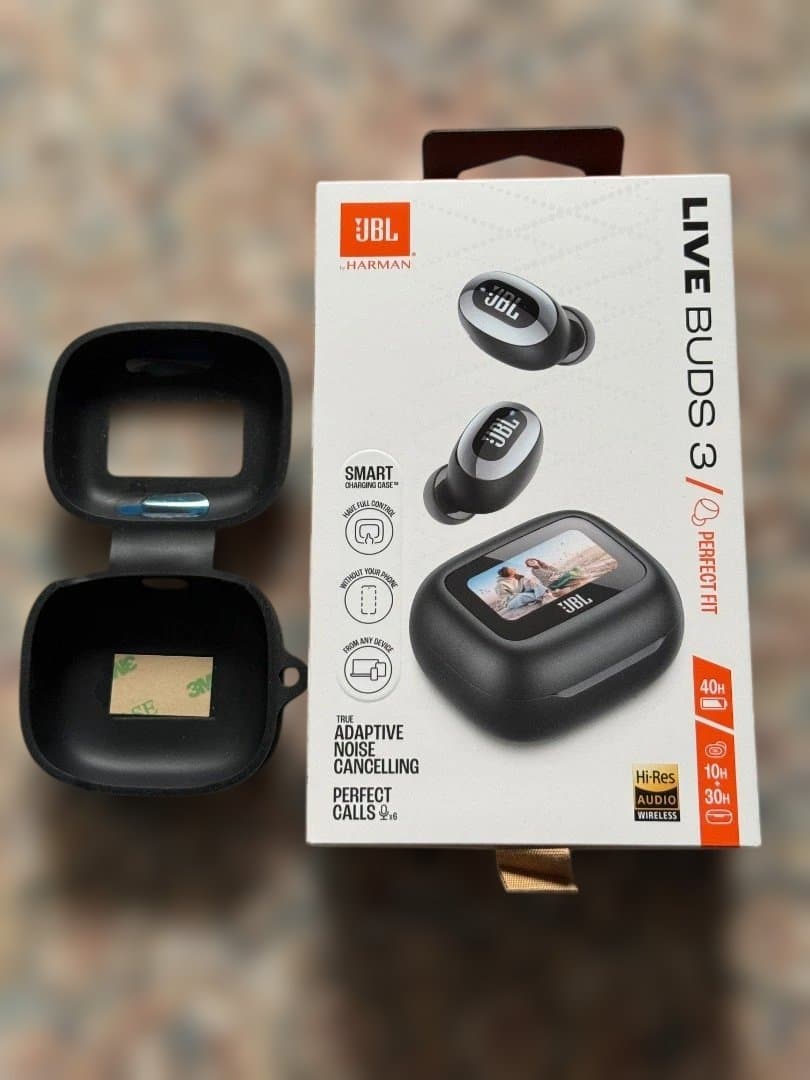 JBL ワイヤレスイヤホン LIVE BUDS3（ブラック）オマケ付き