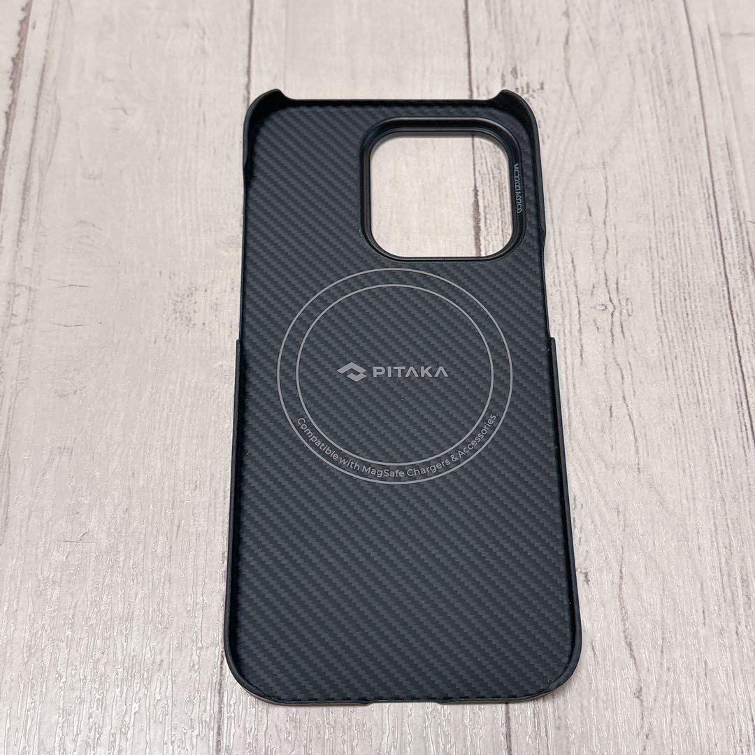 PITAKA」iPhone 14 Pro 用 ケース 軍用グレード保護ケース