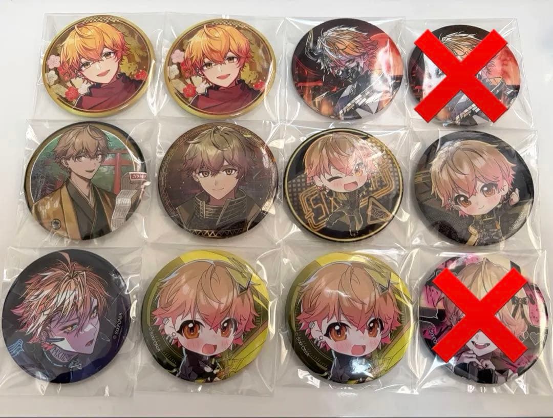 シクフォニ 缶バ みこと 12点セット
