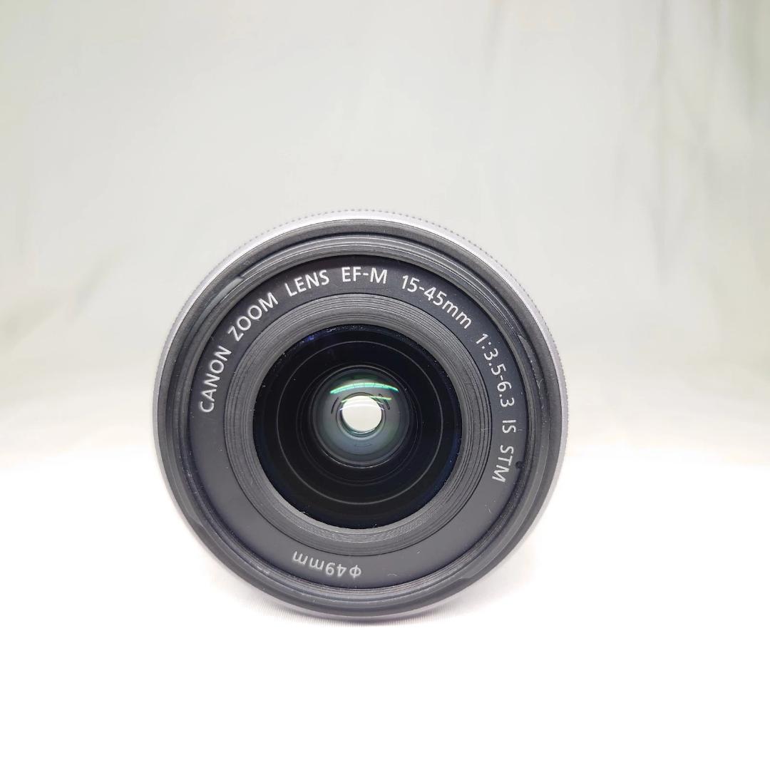Canon EOS M100 ホワイト ミラーレス一眼 EF-M 15-45mm
