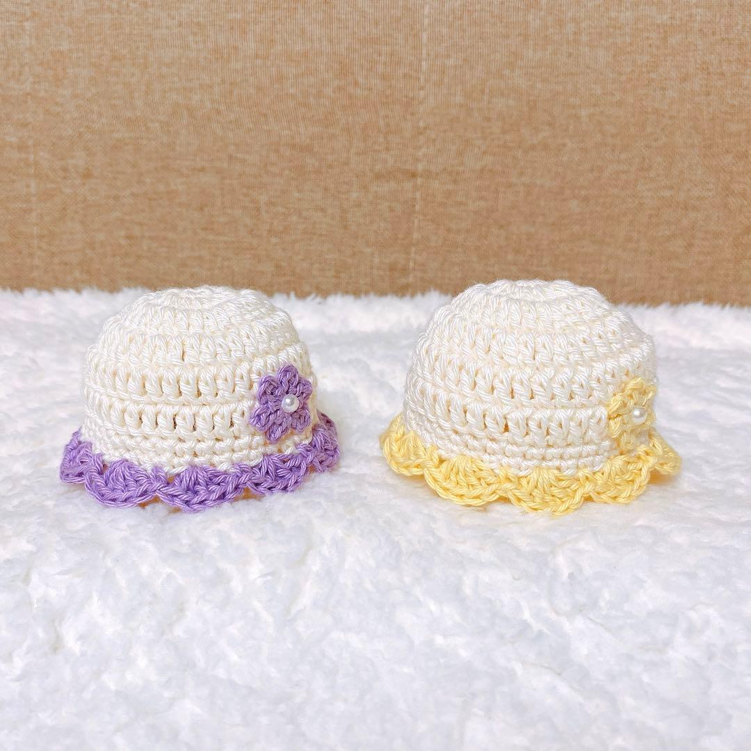 おかゆ/すのチル ぬい服 [くすみチェック]3点(ブルー・モカ)追加帽子2