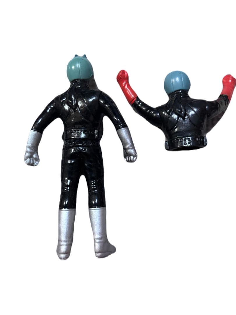 【当時物】仮面ライダー ミニソフビ 10体セット バンダイ 日本製 1980年代