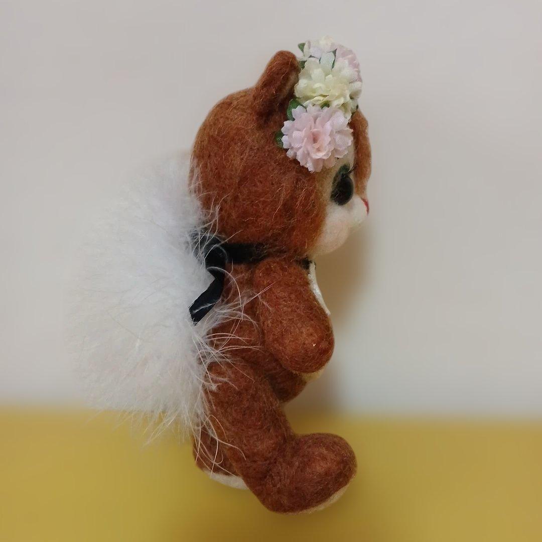作家様　羊毛フェルト　リス　ぬいぐるみ