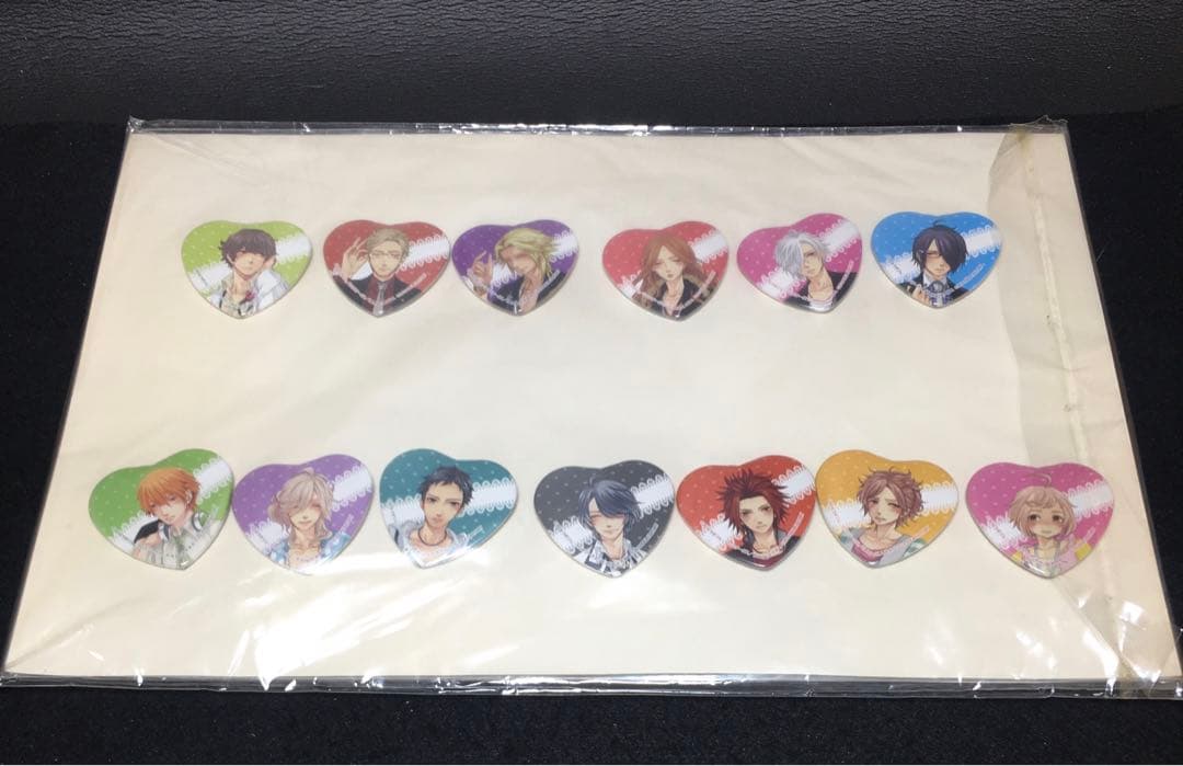 ハート型缶バッジ+ホルダー BROTHERS CONFLICT アニメイト限定