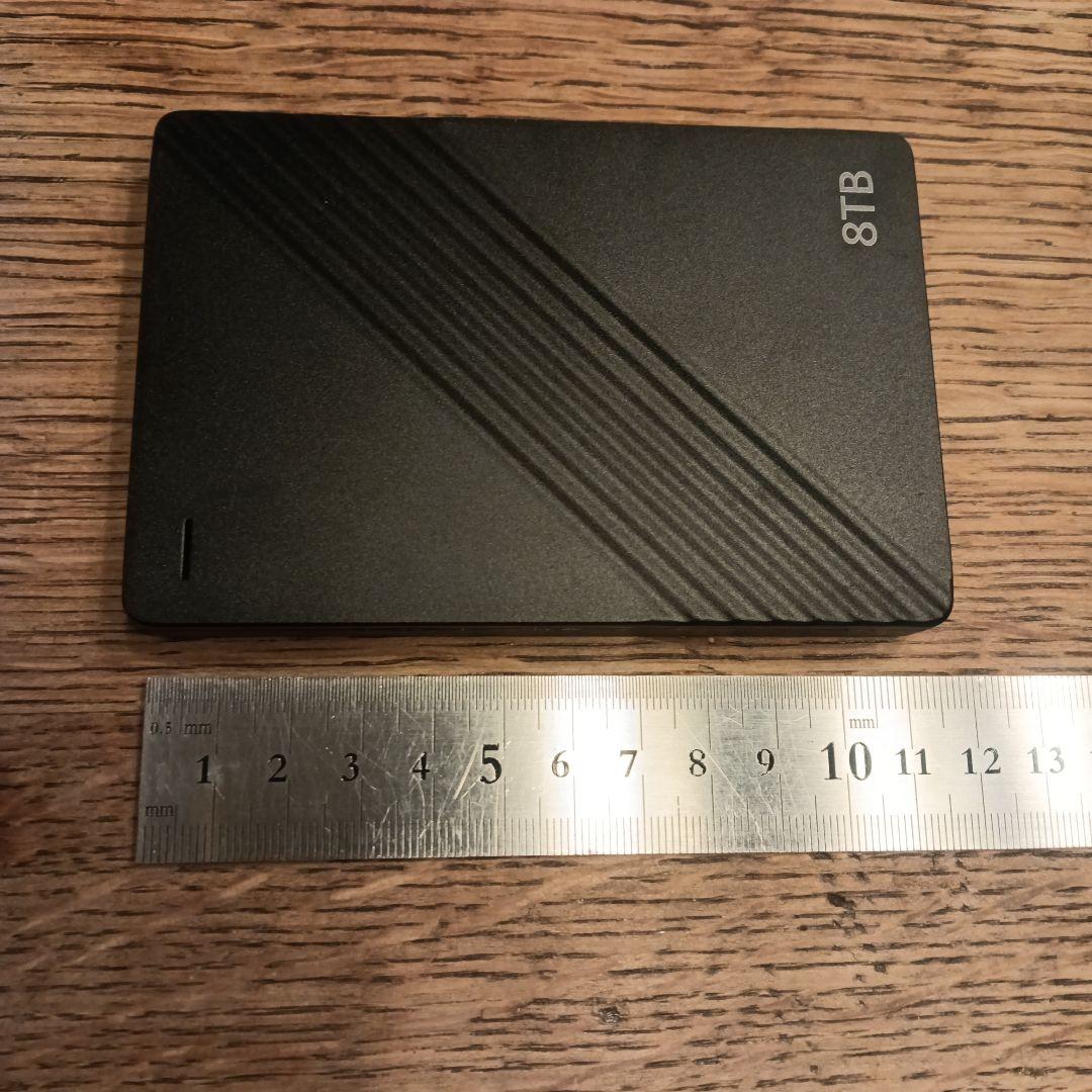 8TBコンパクト 外付けHDD2.5インチ USB