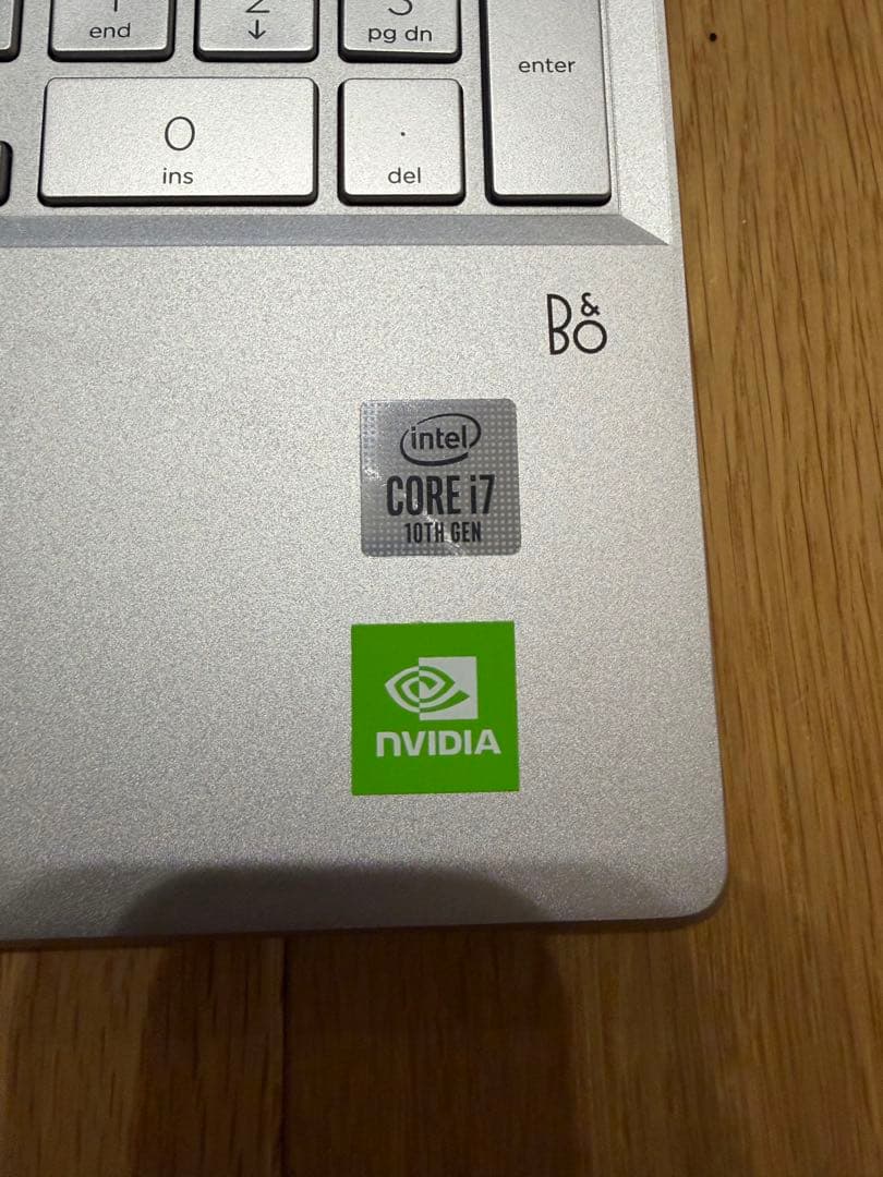 HP pavilion PC Core i7 10世代 16GB b&oスピーカ