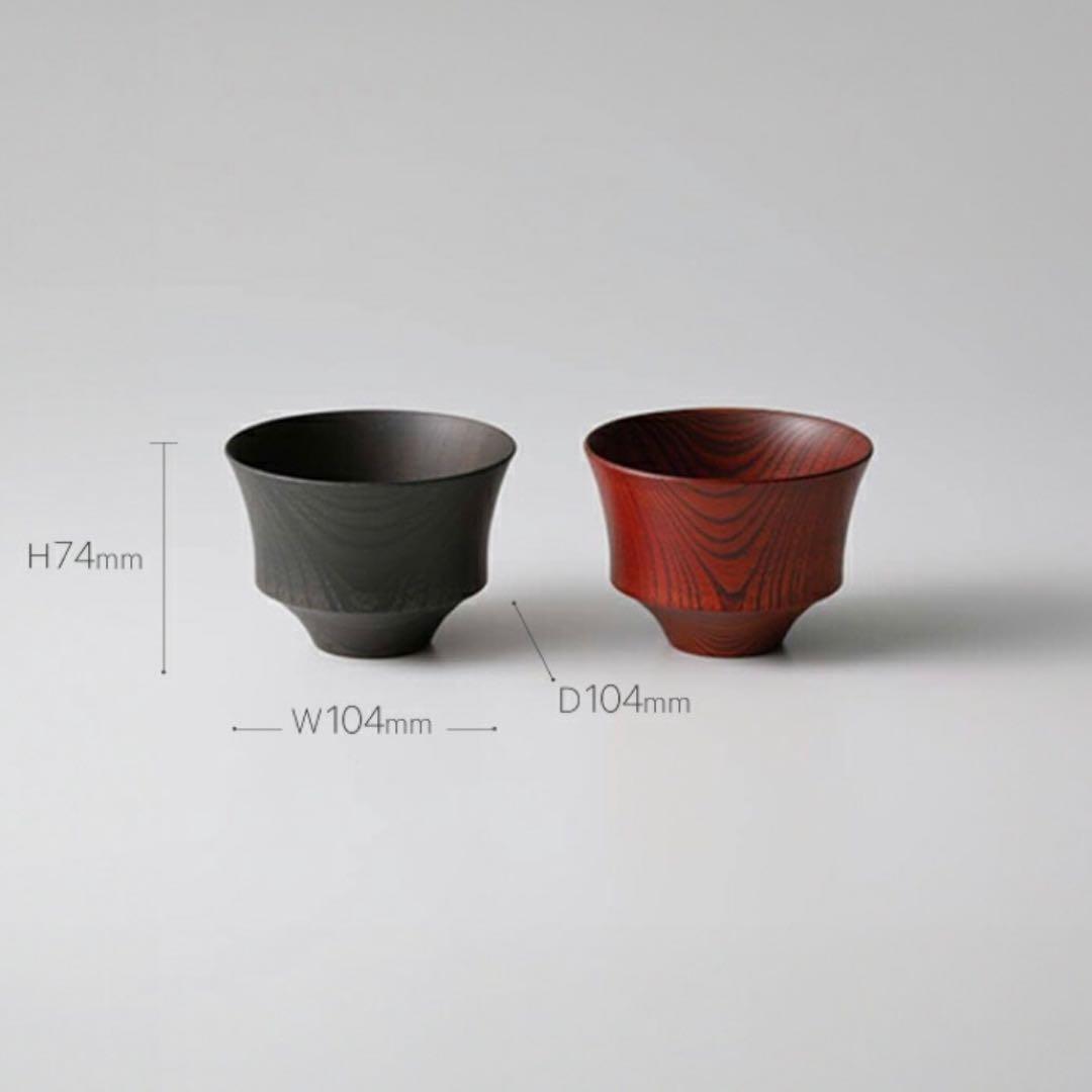 我戸幹男商店 TSUMUGI 汁椀 駒型 KOMA ペアセット 山中漆器