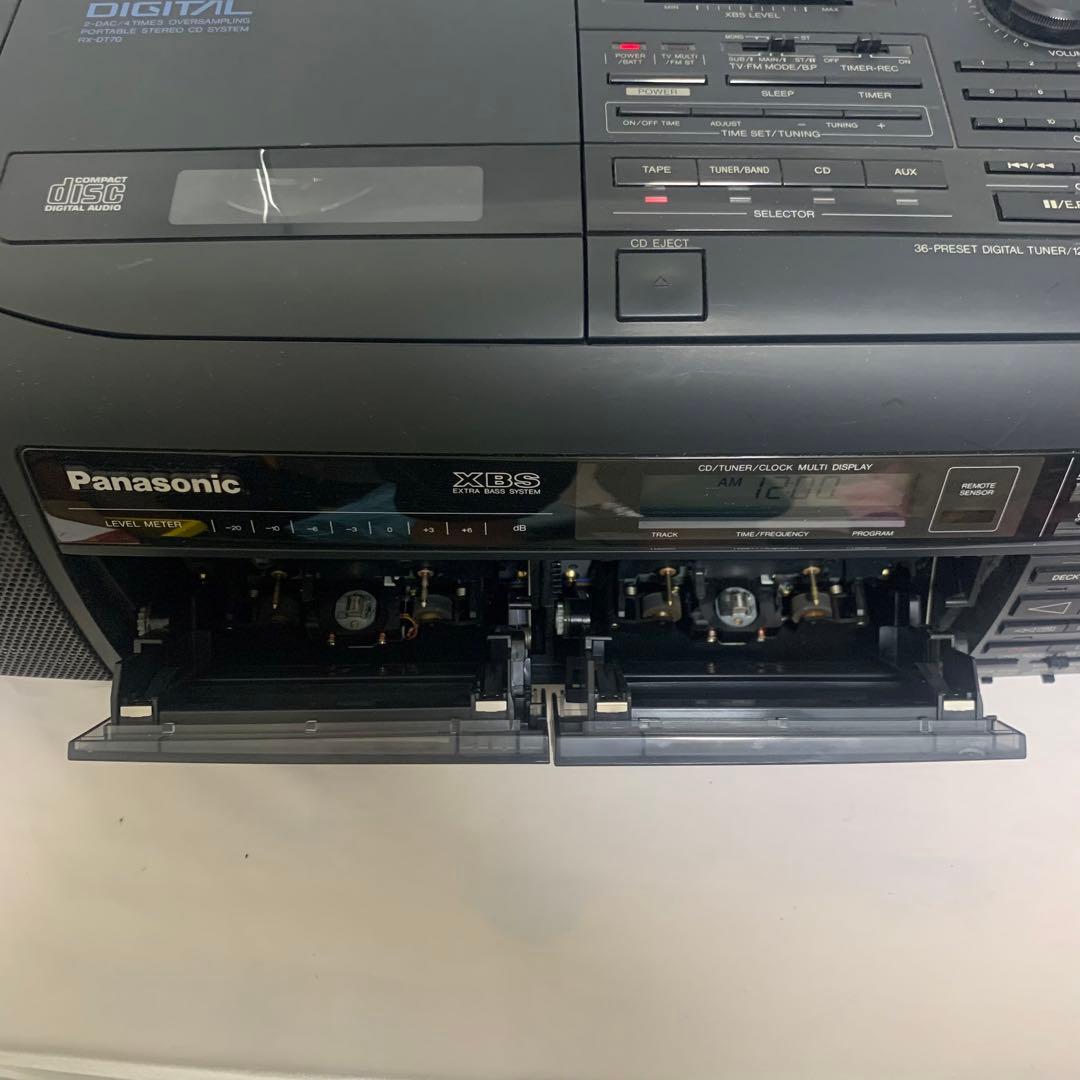 【美品】Panasonic RX-DT70 CD パナソニック　ラジカセ　テープ