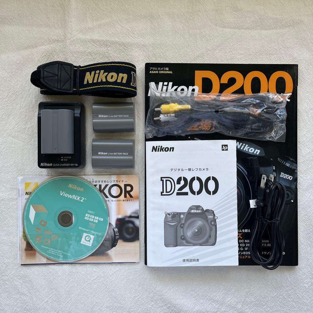 ［CCD名機］Nikon D200 付属品多数