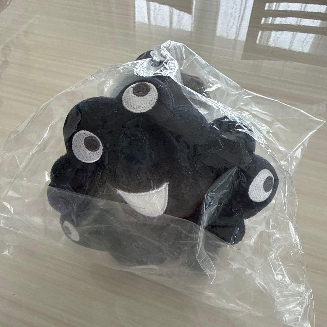 黒ミャクミャク 這い型 ぬいぐるみS