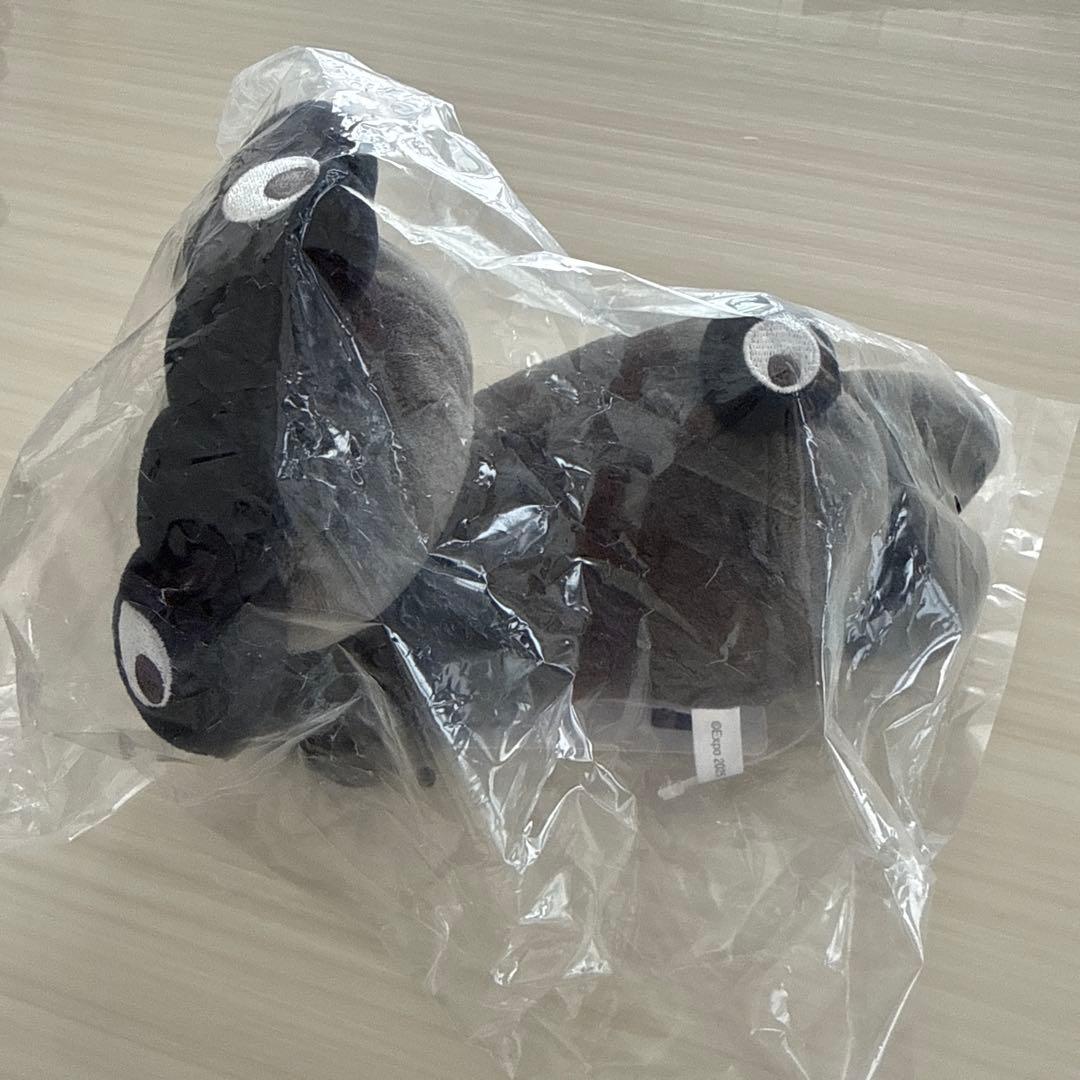 黒ミャクミャク 這い型 ぬいぐるみS