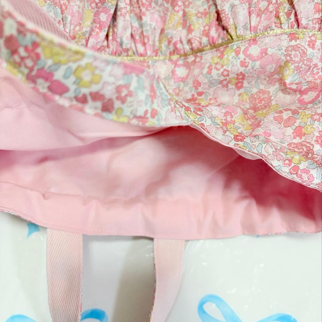 リバティ　キラキラミシェル×ヌビ　レッスンバッグ上履き入れ体操服袋ハンドメイド