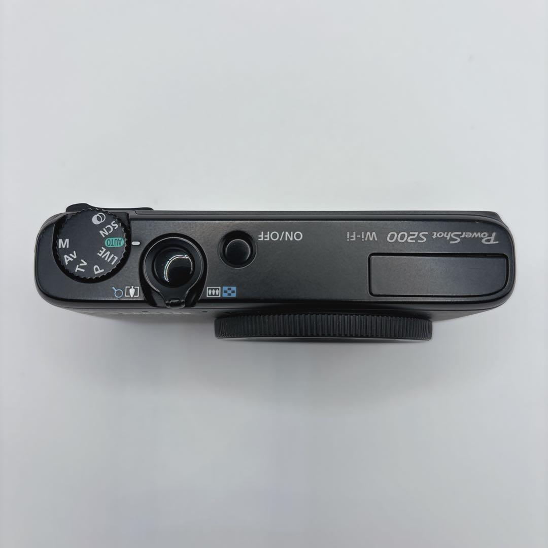 【美品】Canon PowerShot S200 ブラック Wi-Fi