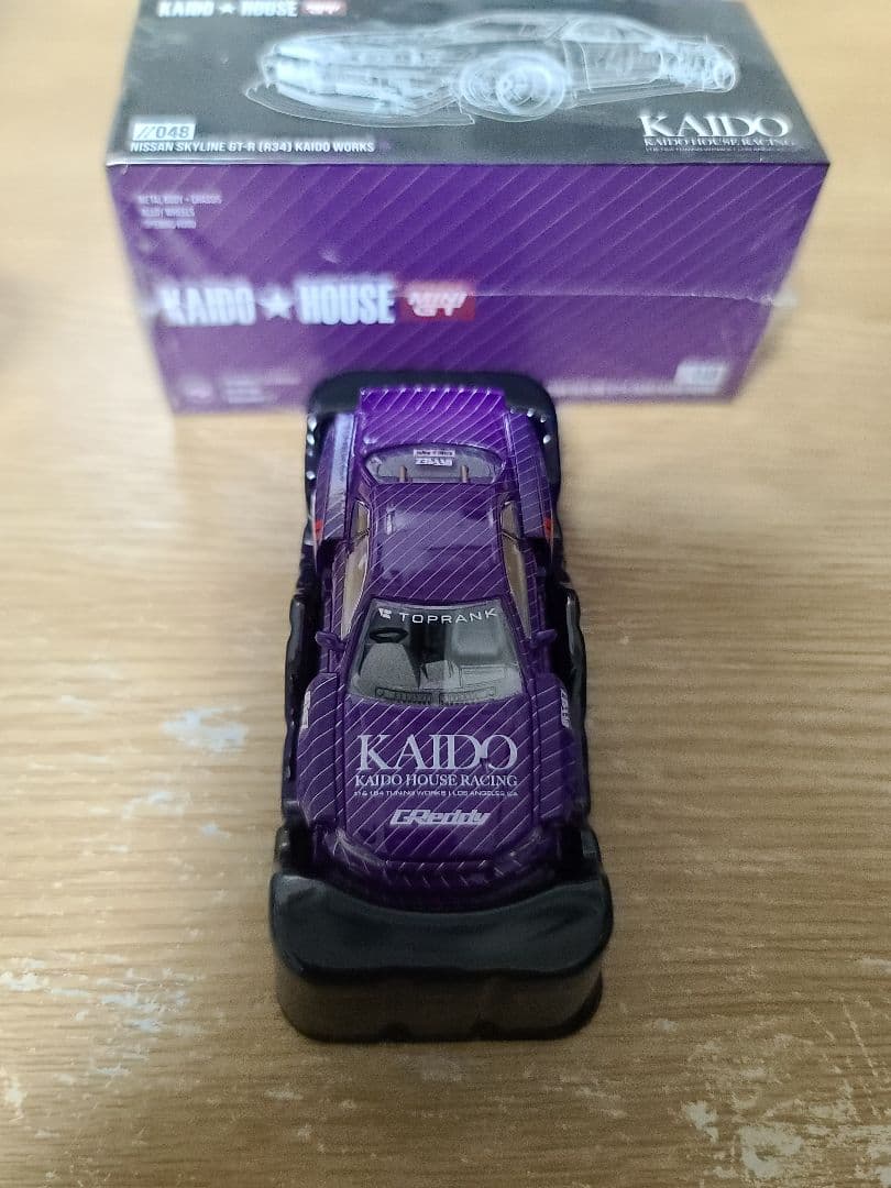ミニカー KAIDO HOUSE Nissan Skyline GT-R (R34)