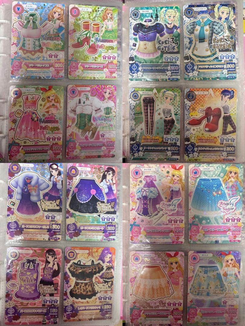アイカツカード 106枚 内2枚プレミアム 着せ替えシール