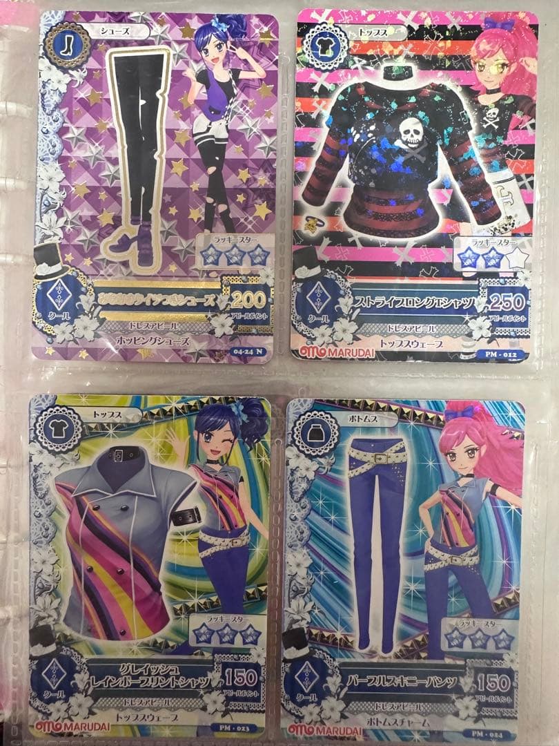 アイカツカード 106枚 内2枚プレミアム 着せ替えシール