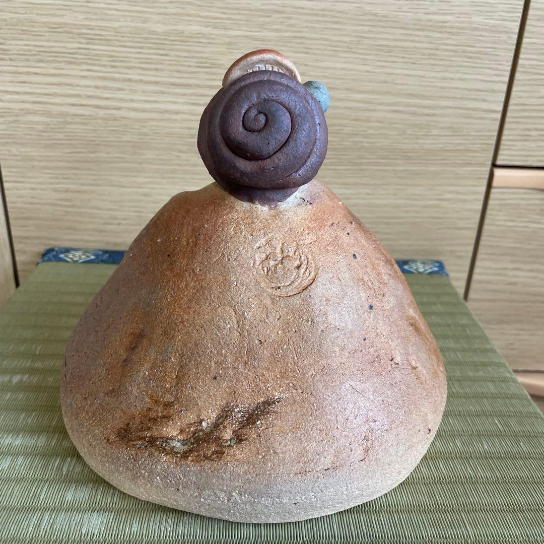 招福　可愛いお福さん　陶器