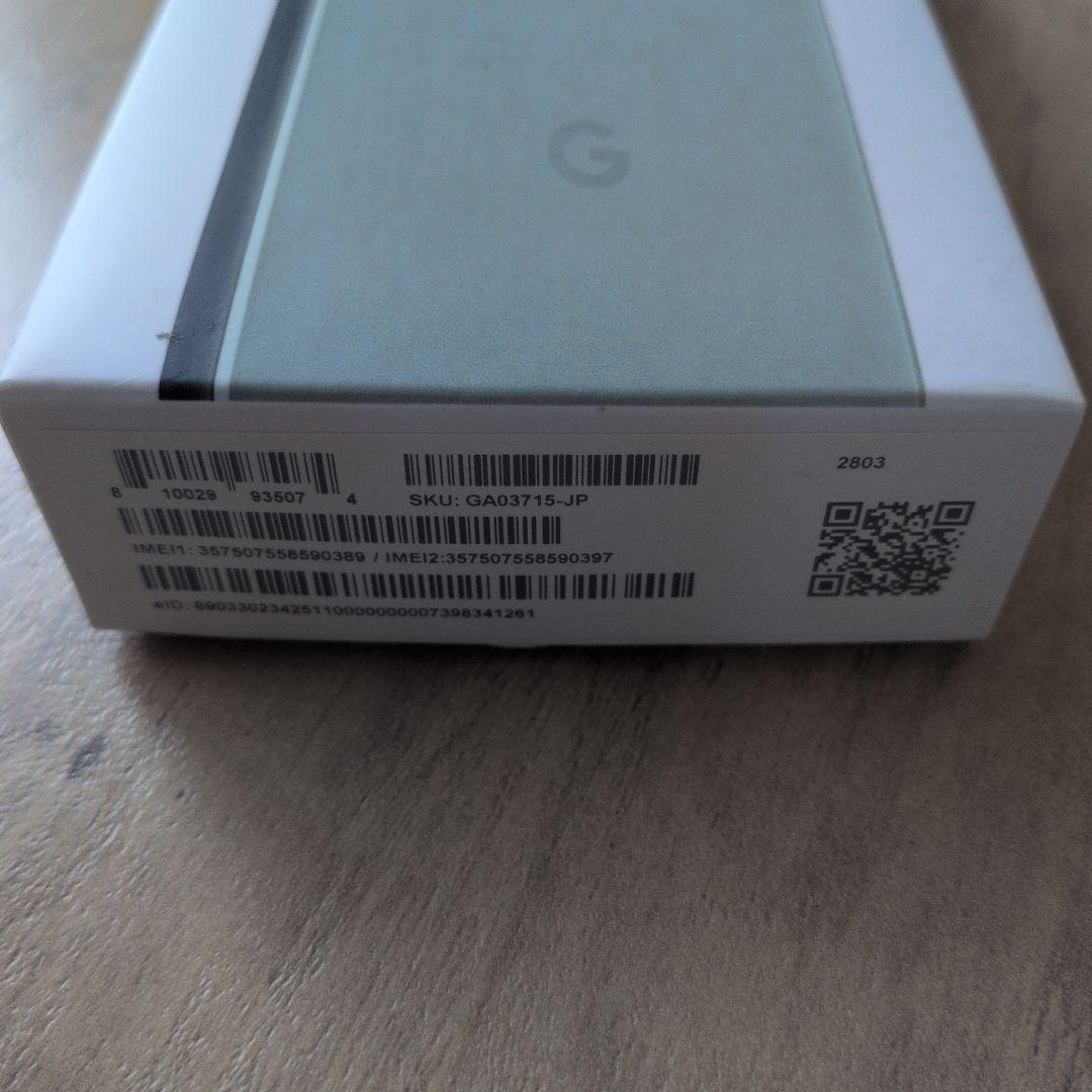 【Google Pixel 6a】セージ 本体 充電ケーブル 箱付き※訳あり