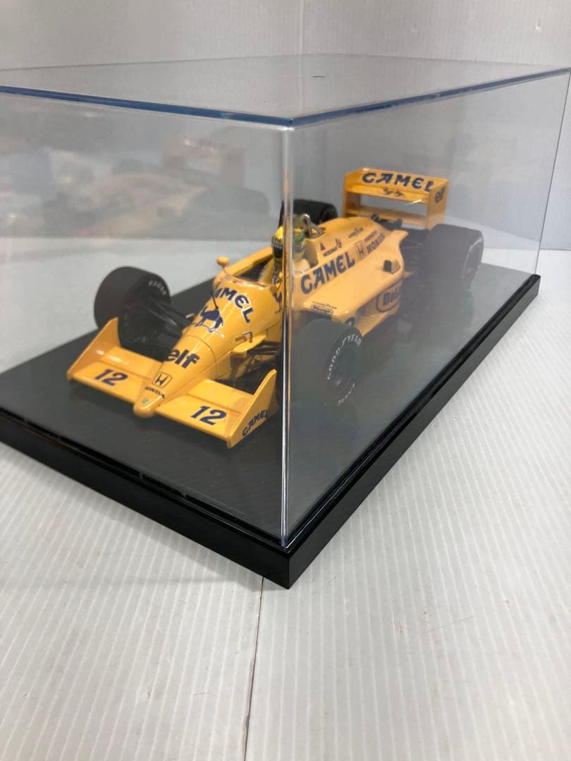 【タバコロゴ】ミニチャンプス 1/18 ロータスホンダ 99T A.セナ 美品