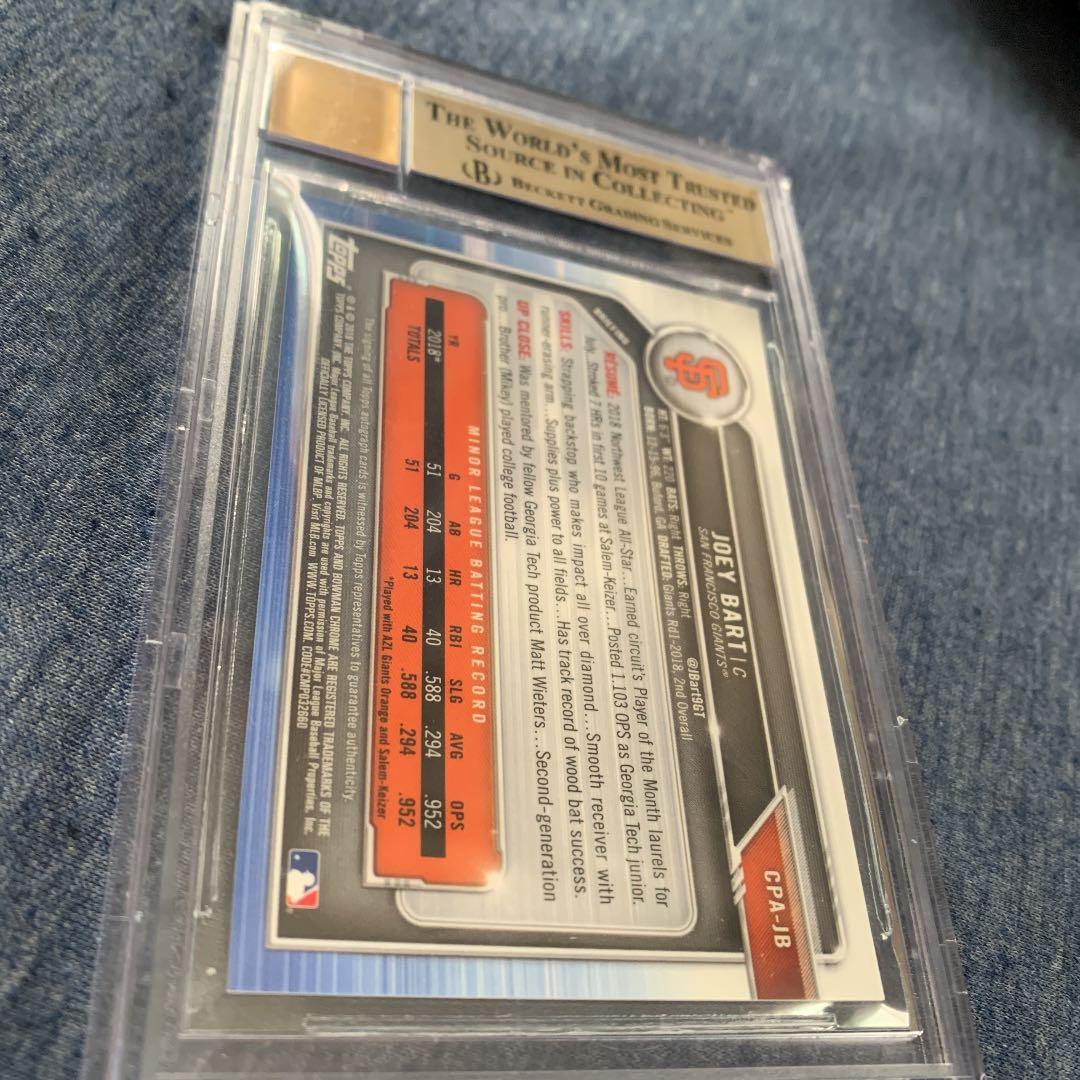 スポーツ選手 Joey Bart Bowman 2019 RC Auto Gold  /50