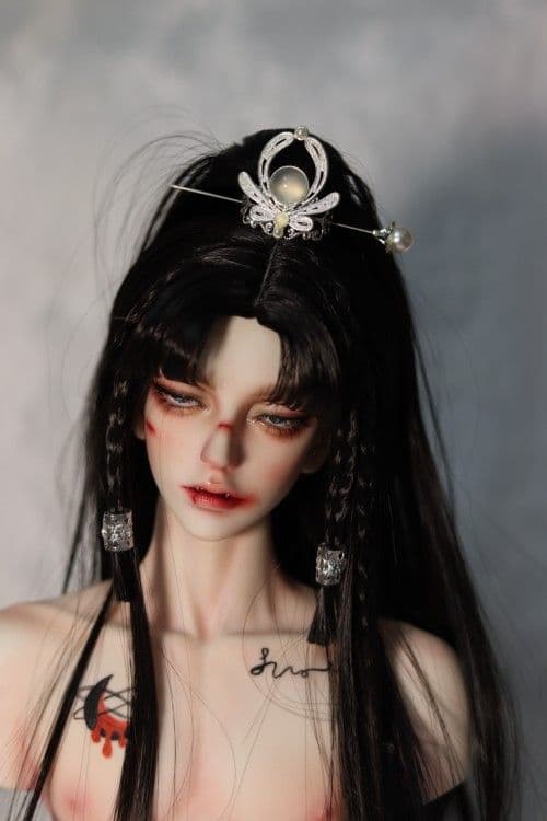 WE118 BJD 1/3 人形 ドール　用ウィッグ カツラ 耐熱 ハンドメイド