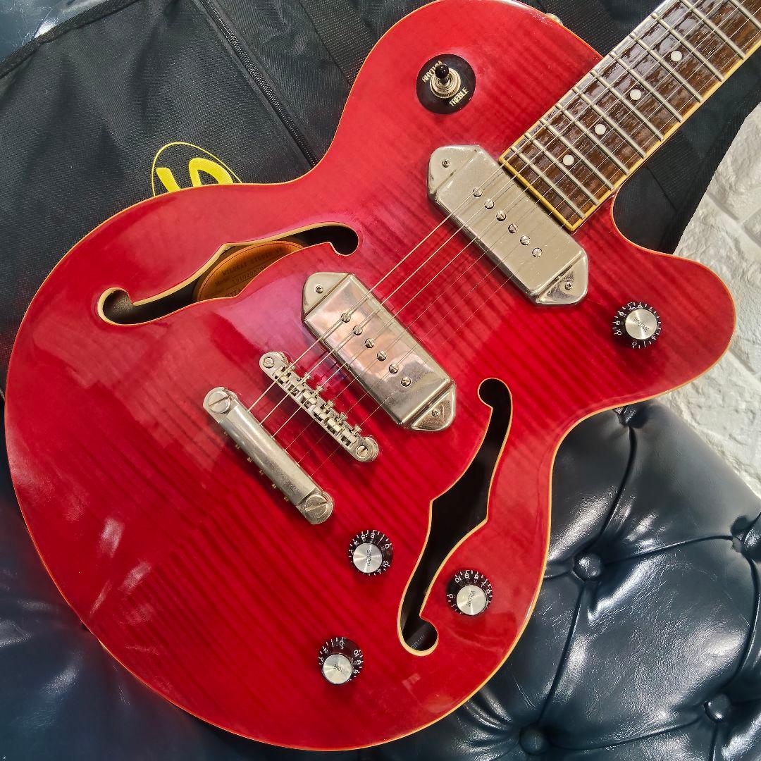 Epiphone WILDKAT STUDIO PRSロックペグ換装 セミアコ