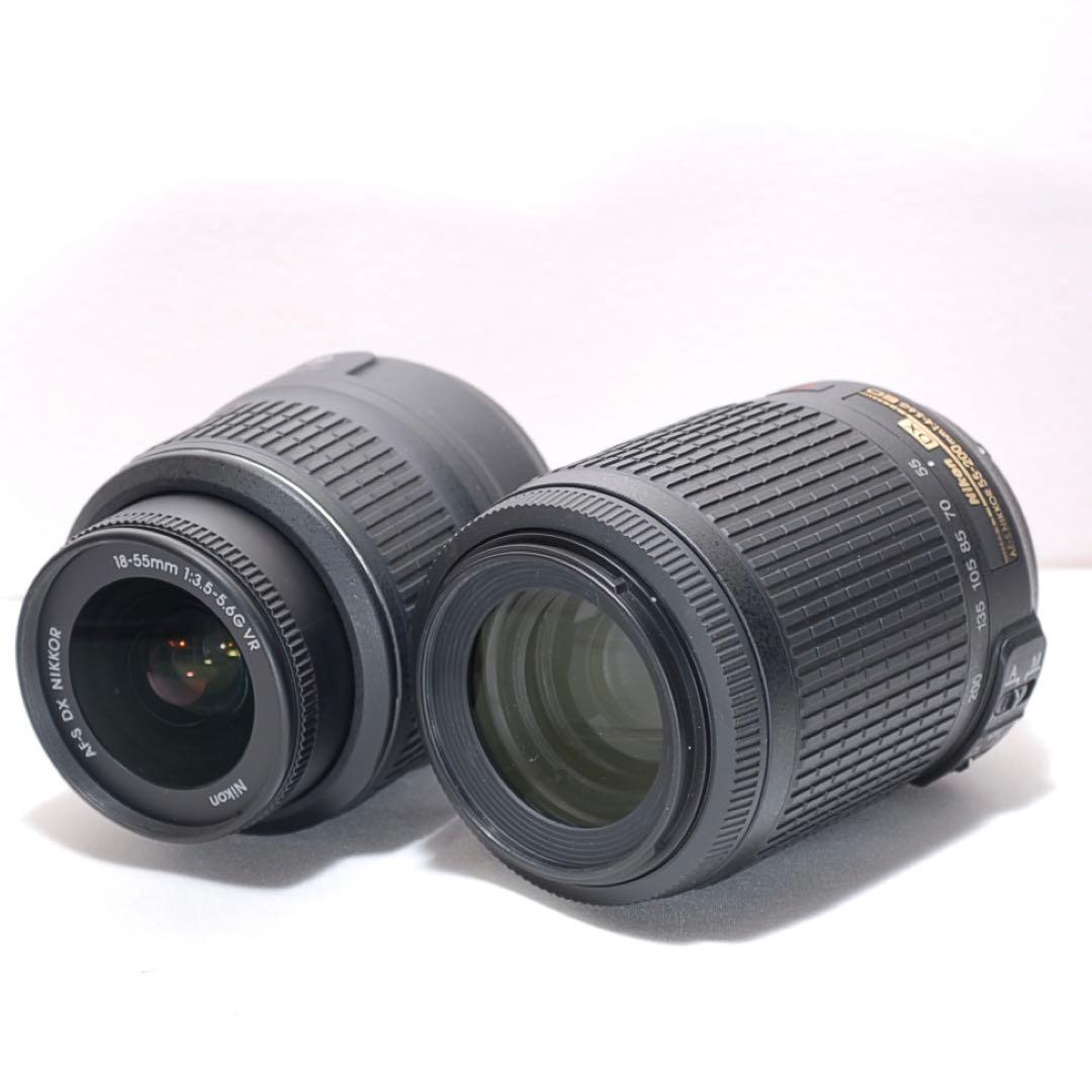 ✨美品✨Nikon D3100✨ダブルレンズ✨少シャッター✨桜や野鳥撮影も✨