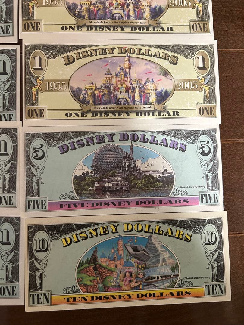 ディズニーダラー ミッキー ダンボ グーフィー ミニー disneydollar