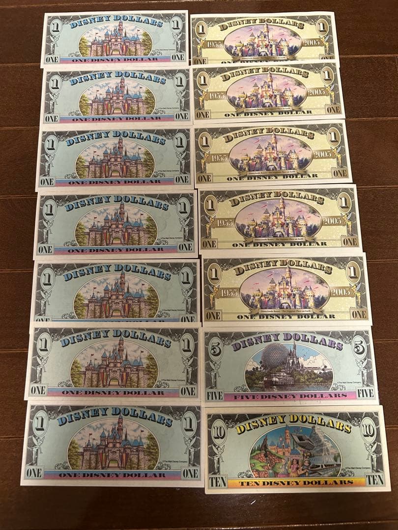 ディズニーダラー ミッキー ダンボ グーフィー ミニー disneydollar