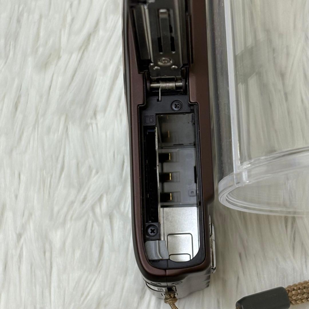 CASIO カメラ　EX-Z450 バッテリー　ブラウン コンデジ　動作品