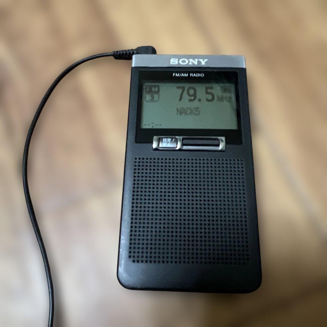 SONY SRF-T355 FM/AMラジオ イヤフォン付き中古