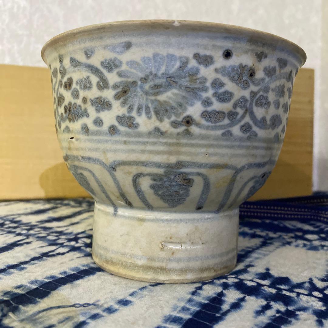 安南　茶碗　茶道具