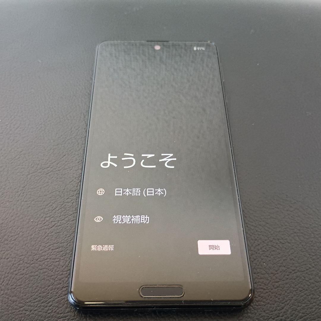 AQUOS sense5G ブラック 64GB SIMフリーSHARP